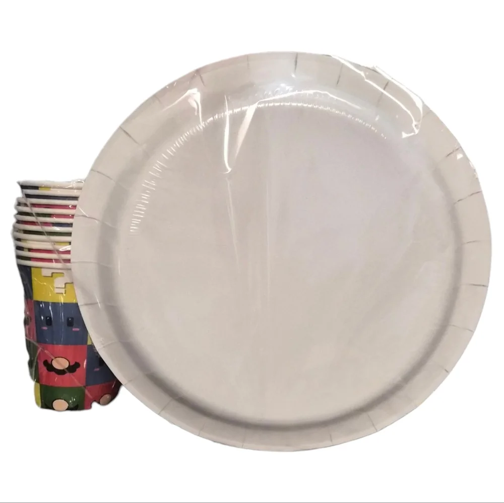 Super Mario Birthday Party Supplies Bundle Plates Cups Napkins Table Cover